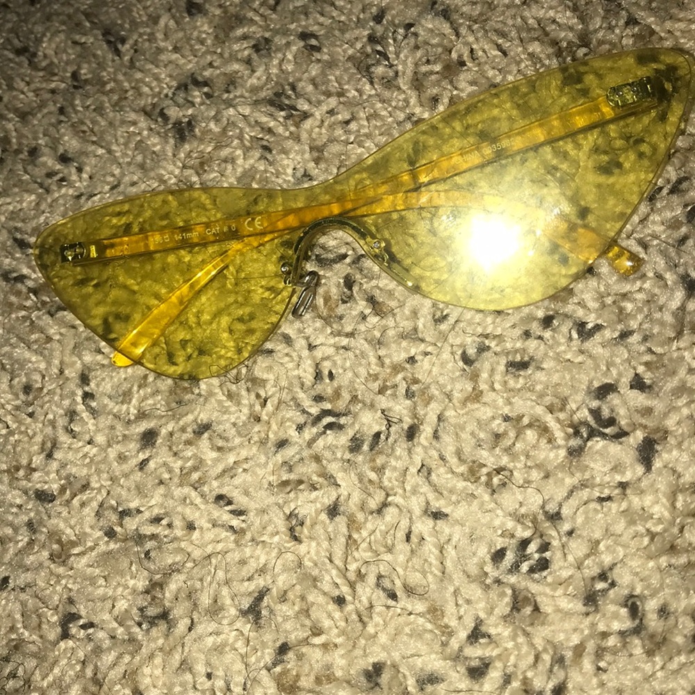Yellow sun glasses